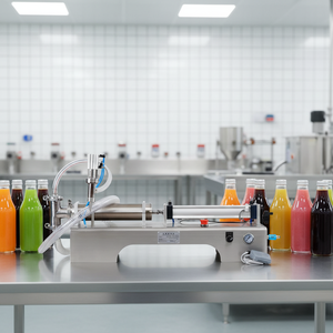 Machine de remplissage semi-automatique pour jus, liquides, eau, huile, lait, boissons, détergent à lessive et aliments, avec pompes de remplissage - Product Image 3