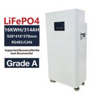 Batterie Lifepo4 48V 51.2V 5Kwh 10Kwh 15Kwh 16Kwh 18Kwh pour stockage d'énergie pour système solaire hybride