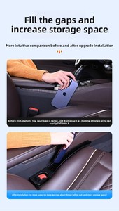 กล่องเก็บของในรถยนต์อเนกประสงค์ ที่อุดช่องว่างเบาะรถยนต์ ป้องกันของตกหล่น - Product Image 4