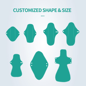 <span class=keywords><strong>Toallas</strong></span> <span class=keywords><strong>Sanitarias</strong></span> Lavables Ultrafinas y Transpirables de Algodón Orgánico, Compresas Menstruales Reutilizables de Tela - Product Image 5