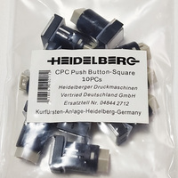 10 pièces/sac, bouton poussoir carré d'origine neuf CPC 81.186.3855 pour Heidelberg