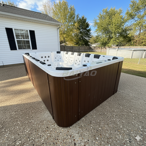 Nuevo modelo de bañera de hidromasaje para 16 personas al aire libre Jaccuzi Spa acrílico Whirlpool masaje Yjacuzzi con sistema Balboa para Villa y Hotel - Product Image 4