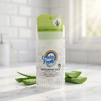 CRYSTAL FRESH Deodoran Batang Alami Pria dengan Aloe Vera 120g (TUN-PA120)