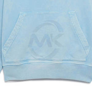 Meilleur matériau Sunfade Hoodies Manches longues Street Fashion en 100% Coton Saison d'hiver Techniques teintes unies - Product Image 6