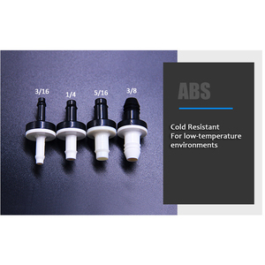 Zdvseal PP pvdf 1/16 inch để 3/8 "nhựa kiểm tra van một chiều barb Hose Inline không trở lại van cho nhiên liệu dầu nước không khí - Product Image 2