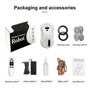 روبوت تنظيف النوافذ الأوتوماتيكي، مزود بنظام ملاحة ذكي كهربائي، للاستخدام المنزلي والفندقي، مورد عالمي بالجملة لمنظفات النوافذ - Product Image 6