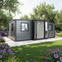 Maison Modulaire Préfabriquée Extensible Moderne avec Cuisine pour Espaces Inutilisés