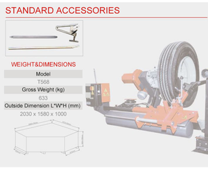 Démonte-pneus semi-automatique pour camions lourds - Product Image 2