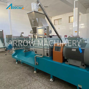 Equipo de procesamiento extruido de proteína de soja texturizada automática Línea de producción de carne vegetariana de soja Maquinaria de procesamiento de frijoles - Product Image 4