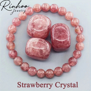 Bracelet en pierre naturelle colorée en gros, breloques en cristal œil de tigre rose pour hommes et femmes, bijoux de mode, cadeaux pour femme - Product Image 1