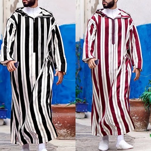 2026 Meilleure vente : Jubba musulmane de luxe opulente pour <span class=keywords><strong>homme</strong></span>, robe longue à manches longues avec broderie dorée et poche latérale, tenue arabe haut de gamme - Product Image 2