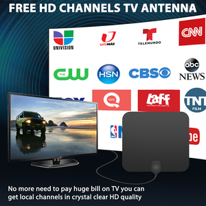 Antena de TV Digital, 1080P, 4K, Canal Libre, HD, UHF, VHF, película - Product Image 6