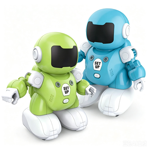 Ensemble de robots de football interactifs et compétitifs, télécommandés par infrarouge, en plastique, avec effets lumineux et sonores - Product Image 2