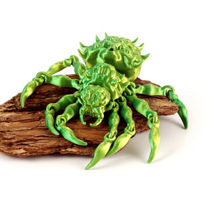 Maßgefertigte 3D-Gedruckte Böse Geistergesicht-Spinne, mit Beweglichen Gelenken, Sammlerfigur - Product Image 4