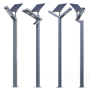 Lampe de route solaire à <span class=keywords><strong>LED</strong></span> Détecteur optique de motifs Lampes de jardin Décoration de parc Pelouse Aménagement paysager Pilier Lumière Bande verte - Product Image 5