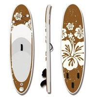 Planche de paddle gonflable haut de gamme d'usine d'origine, double couche, durable, pour adultes, idéale pour la course et le surf (ISUP)