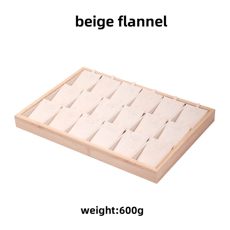 Bandeja colgante de 18 paneles/franela beige