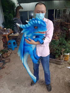 2024 nuevo Material técnico <span class=keywords><strong>Jurassic</strong></span> <span class=keywords><strong>World</strong></span> dinosaurio marioneta disfraces dinosaurio disfraz trajes fiesta inflable dinosaurio bebé marioneta - Product Image 4