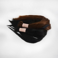 Étiquette de logo privé dundle cheveux et emballage, étiquettes d'emballage personnalisées de paquet de cheveux