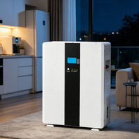 Paket Baterai Dinding untuk Penyimpanan Energi Rumah Tangga dengan Pemantauan Aplikasi Pintar, 6000 Siklus, 25.6V100Ah LiFePO4, Cadangan Daya UPS