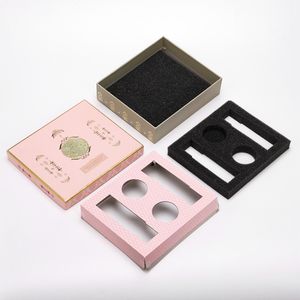 生态友好型盖子和底盒可生物降解两片化妆品容器硬纸板礼品盒包装，带插入物 - Product Image 5