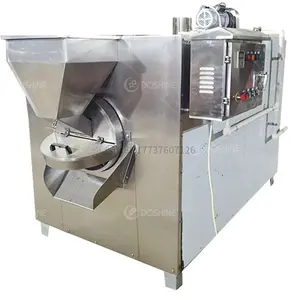 Melon seeds and nuts automatic drum roaster machine Commercial custom food processing peanut electric roasting machine