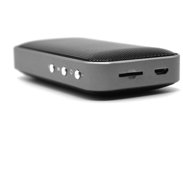 OEM Personalized Customization Ultra Thin Portable Mini Wireless Speaker Pocket Music Sound Box Metal Metallic Stereo Sound