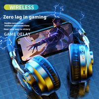 Casque Gaming Sans Fil Circum-auriculaire Pro avec Chipset JL, Boîtier Métallique, Faible Latence, Micro HD, Haut-parleur Dynamique, Étanchéité IPX4 pour PC et Mobile
