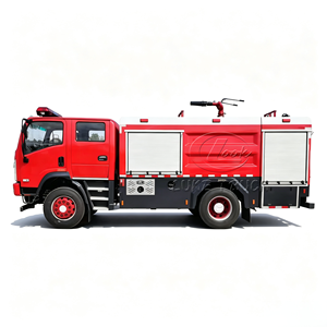 Camions de lutte contre les incendies 4x4 à 6 roues de marque chinoise renommée, capacité de réservoir d'eau de 5 m³, camion de pompiers d'aéroport pour la lutte contre les accidents, à vendre - Product Image 1