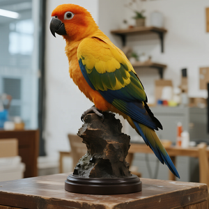Parc à thème personnalisé grandeur nature Simulation animale animatronique modèle réaliste d'oiseaux perroquet pour la vente d'affichage de zoo - Product Image 4