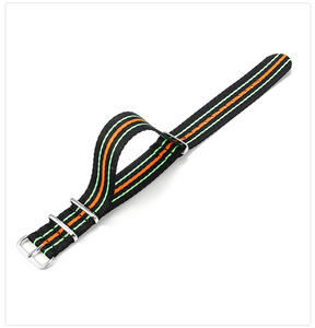 Correa de Reloj Lionorm de Nailon Transpirable e Impermeable, Multicolor, 20mm 22mm, Ajustable, de Nailon Reciclado, con Acero Inoxidable - Product Image 4