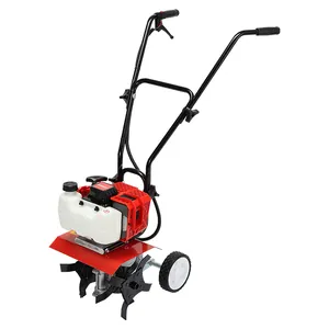 62cc 4 Blades Hot selling product mini rotary tiller for sale petrol powered tiller for farm