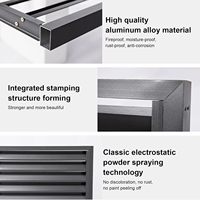 Cache-climatiseur extérieur en métal sur mesure, anti-poussière et étanche, en alliage d'aluminium avec persiennes