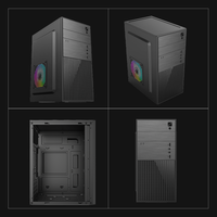 Boîtier de jeu compact MicroATX ITX prenant en charge une carte graphique de 250 mm et un ventilateur latéral de 120 mm, châssis PC