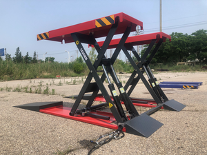 Elevador de Tijera Portátil para Autos de 9000 LBS 4t con Cilindro Hidráulico de 1.2m/1.4m 110v/220v/380v para Garaje Doméstico - Product Image 2