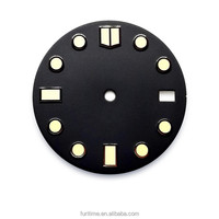 Cadran de montre vierge en laiton Furitime FL5288 pour mouvements NH35/NH36/ETA2835/SW200