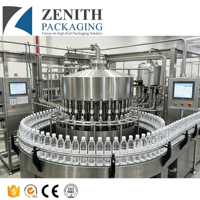 Machine de remplissage de boissons en bouteille / Système de nettoyage en ligne CIP / Démontage automatique haute productivité / Précision de 1 mm