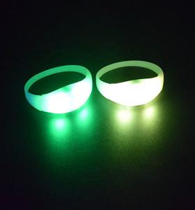 สร้อยข้อมือ LED แบบกำหนดเองพร้อมเสียงเพลงเปิดใช้งานระยะไกลเรืองแสงสำหรับการสำเร็จการศึกษาเดือนรอมฎอนวันขอบคุณพระเจ้า - Product Image 6