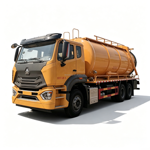 Camion de nettoyage des égouts à grande capacité et haute performance de 25 m³ avec pompe à vide pour le nettoyage des égouts et l'aspiration des boues - Product Image 1