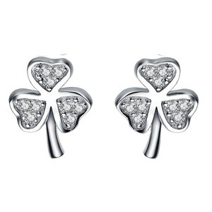 Boucles d'oreilles croix en argent sterling 925 tendance, bijoux uniques en zircon, clous d'oreilles simples - Product Image 4