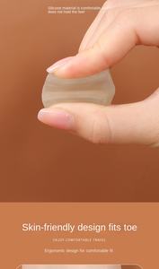 Séparateur d'orteils en fibre à un seul trou, conçu comme un espaceur orthopédique pour les orteils et un séparateur d'orteils parfait pour la pédicure - Product Image 2