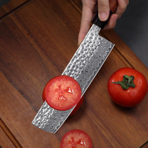 Forge à la main Vintage Marteau Lame Vg10 Damas Acier <span class=keywords><strong>Couteau</strong></span> Ensemble Boucher Japonais De Luxe Cuisine Couteaux Damas Cuisine <span class=keywords><strong>Couteau</strong></span> Ensemble - Product Image 5