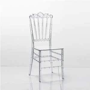 Silla Transparente de PC para Bodas y Eventos, Silla Napoleón de Lujo con Cojín para Banquetes y Recepciones, Venta al Por Mayor - Product Image 4