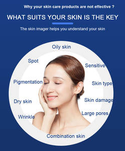 Fabrik preis Skin Analyzer Machine Beauty Center Verwenden Sie Hauter kennung analyze Magic Face Mirror Device 20 Millionen HD-Pixel - Product Image 3