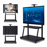 65/75/86/100/110 pouces doigt multi écran tactile intelligent LCD affichage salle de réunion électronique numérique interactif intelligent tableau blanc
