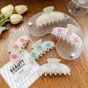 Hone nouveau Festival Style <span class=keywords><strong>cheveux</strong></span> éponge doux beau Noël <span class=keywords><strong>neige</strong></span> motif <span class=keywords><strong>cheveux</strong></span> griffe Clips - Product Image 1