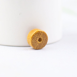 Perles d'espacement en bois de santal 4x7mm, perles rondes pour la fabrication de bijoux, perles en vrac, vente en gros, matériaux de perlage DIY - Product Image 3