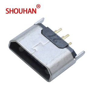 <strong>MICRO</strong> 180 Degree <strong>Usb</strong> Connector Female Seat <strong>B</strong> Type <strong>Micro</strong> 5 Pin Straight Edge - Product Image 4