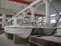 Grandsea 13,6 m, bateau de transport de passagers de luxe en FRP, moteur diesel inboard 220 CV, 43 km/h, pour le transport maritime et les services de taxi aquatique
