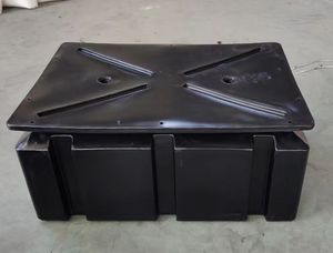 Boîte flottante en plastique PE LLDPE Yeeann, ponton rempli de mousse avec réservoir de flottabilité en polyéthylène pour quai de marina - Product Image 3